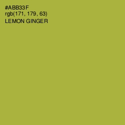 #ABB33F - Lemon Ginger Color Image